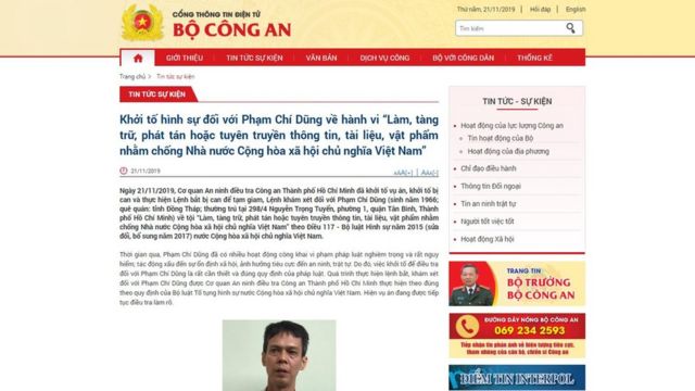 Ông Phạm Chí Dũng bị bắt