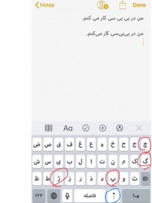 Burgonya parıltı Pazarlık etmek  The long wait for a Persian iPhone keyboard - BBC News