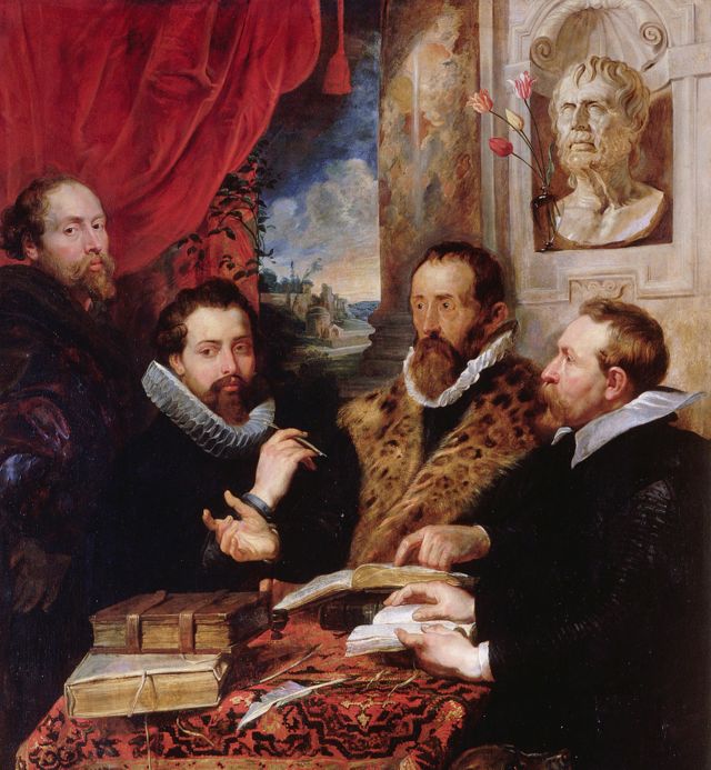 "Los cuatro filósofos" de Peter Paul Rubens 