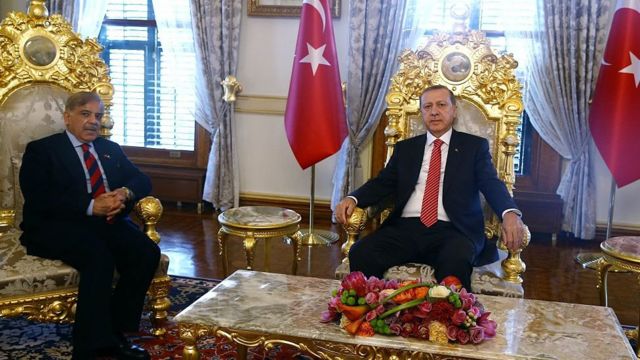 وزیر اعظم شہباز شریف اور صدر اردوغان