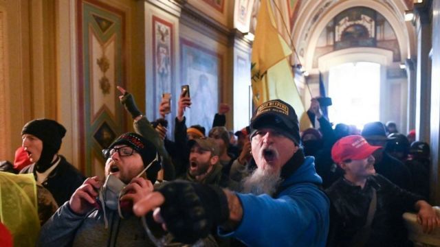 Trump Supporters Invade US Congress