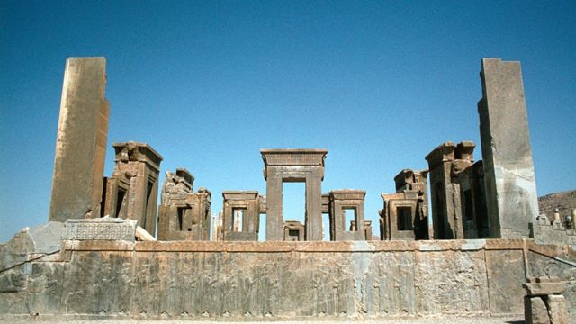 Palacio de Darío en Persépolis.