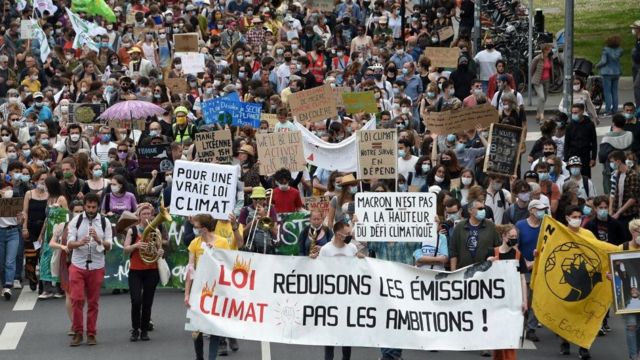 "Marche pour le climat" organisée par Youth for Climate et plusieurs ONG