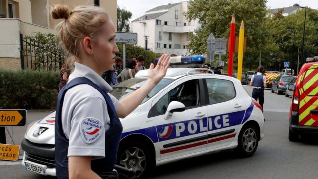 Knife attack in France