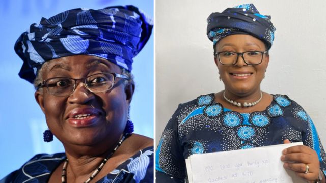 Ngozi Okonjo Iweala Wto Dg Fans Use Belikengozichallenge To Pay Tribute To Nigerian World Trade Organisation New Director General Bbc News Pidgin