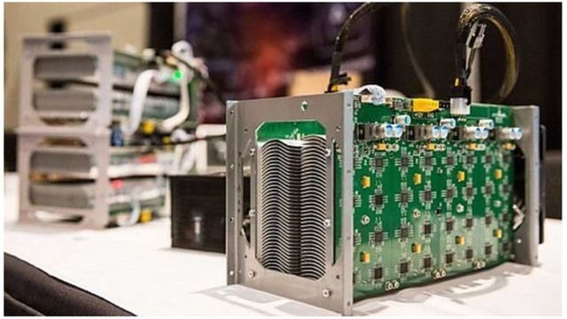 An example of bitcoin mining hardware: it sounds easy, right?