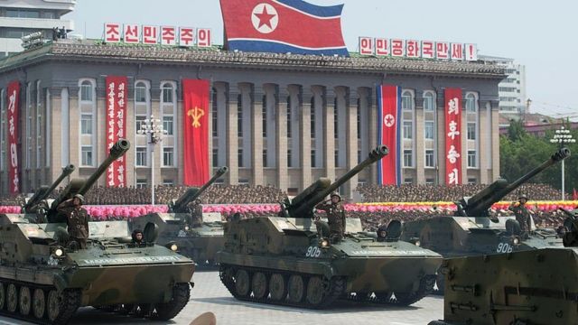 Tanques do exército - Coreia do Norte