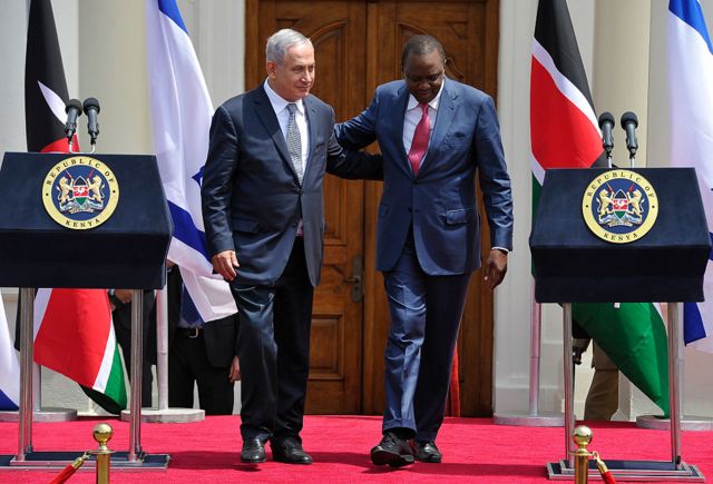 Netanyahu iyo Uhuru Kenyatta