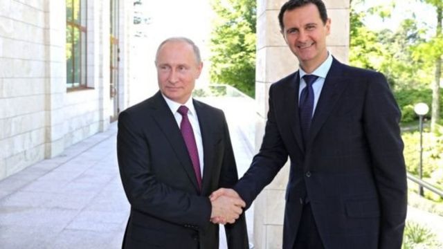 پوتین و بشار اسد