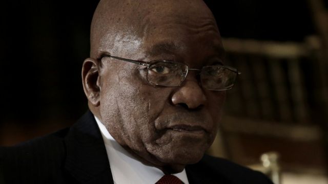 Le président sud-africain a déclaré samedi devant ses partisans ne pas avoir peur d'aller en prison.