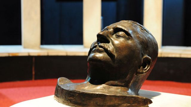 Stalin's mortuary mask