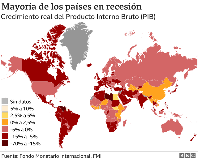 Recesión en el mundo