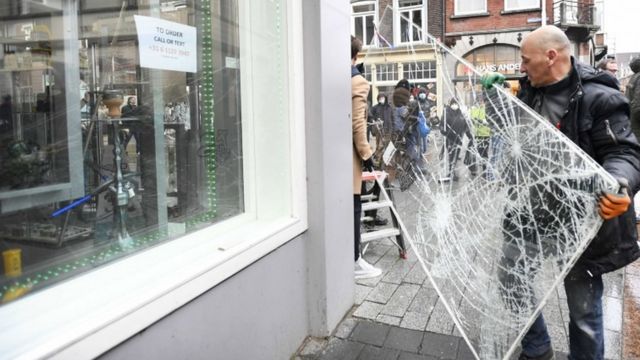 Some damage due to vandalism in Den Bosch