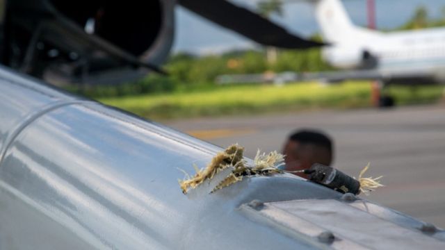 Colombia: atacan a tiros el helicóptero en el que viajaba el presidente  Iván Duque, quien resultó ileso - BBC News Mundo
