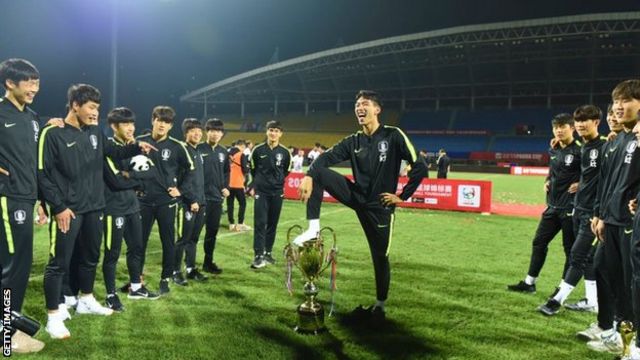 South Korea U18s Stripped Of Trophy For Indecent Celebration Bbc Sport