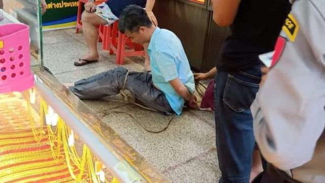 ဝင်ရောက်ဖျက်ဆီးသူက တရုတ်နိုင်ငံသားဖြစ်ပြီး၊စိတ်ကျန်းမာရေးချွတ်ယွင်းသူဖြစ်တယ်လို့ ရဲတပ်ဖွဲ့က ဘီဘီစီကို အတည်ပြု