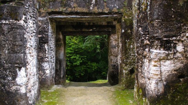 Ruínas maias em Tikal, na Guatemala