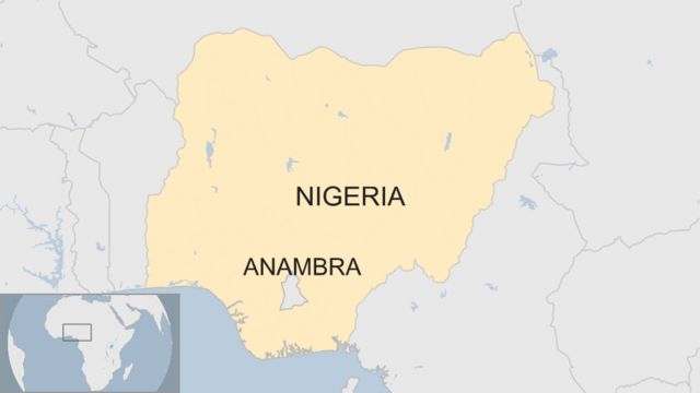 Map Anambra na Nigeria