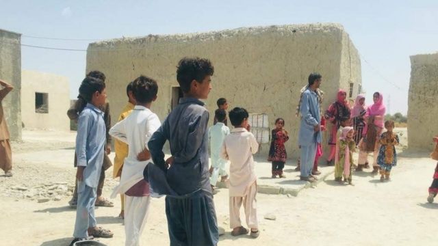 Belucistan'daki çocuklar.