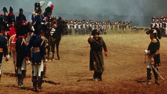 Diễn viên Rod Steiger đóng vai Napoleon trong phim Waterloo vào năm 1970 