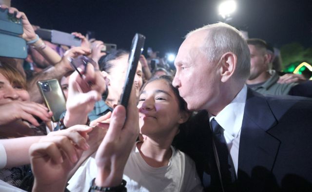 Путин в Дагестане