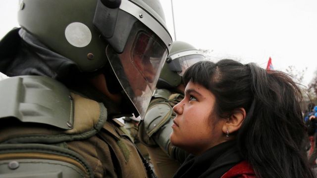 Protestas en Santiago de Chile