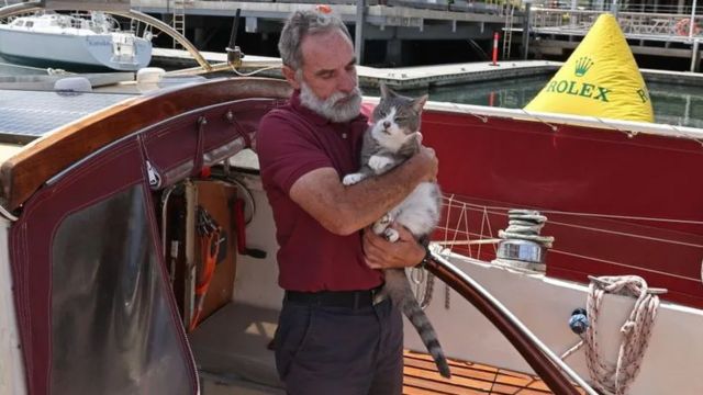 ஆஸ்திரேலியா: சிட்னி படகுப் போட்டியில் வரலாறு படைத்த பூனை