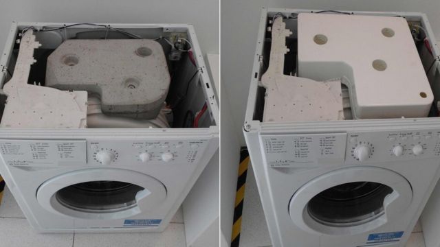 Por qué nadie había pensado en esto? El sencillo invento que puede hacer a las lavadoras más ecológicas y de transportar - BBC News Mundo