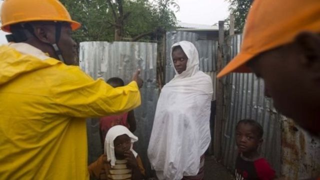 Le gouvernement haïtien encourage les habitants à risque à se déplacer