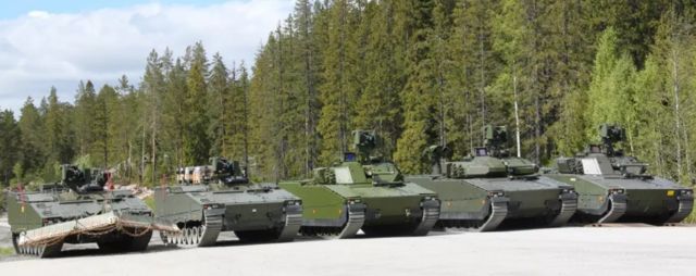 Різні варіанти машин на базі CV90