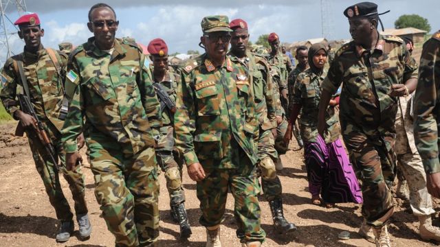 Des soldats somaliens