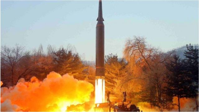 In the past, North Korea has often launched missiles during major political events at home, or as a declaration of dissatisfaction over joint U.S.-South Korea military exercises.