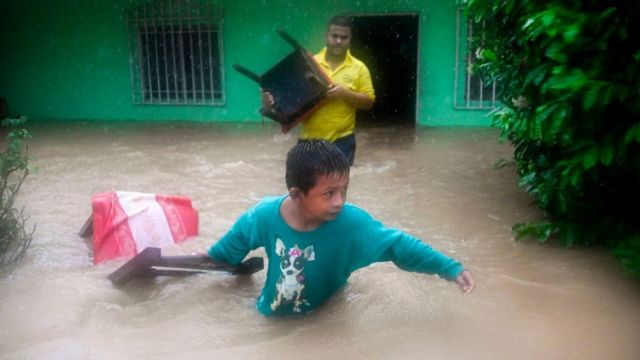 Inundaciones en Guatemala