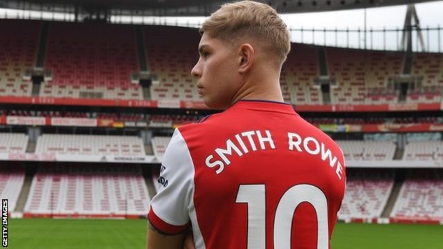 Smith Rowe will wear the number 10 shirt for Arsenal in the upcoming season
