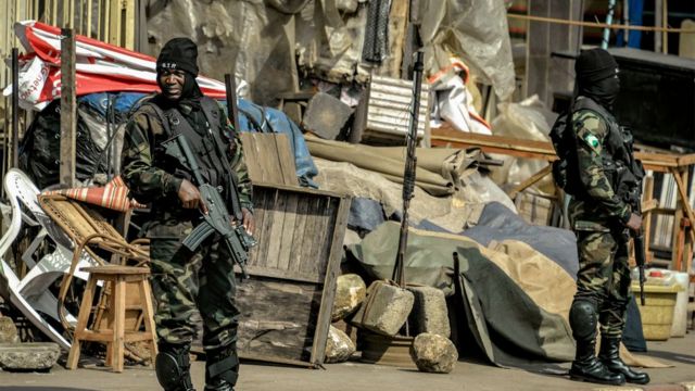 Des éléments de l'armée Camerounaise déployés en zone anglophone