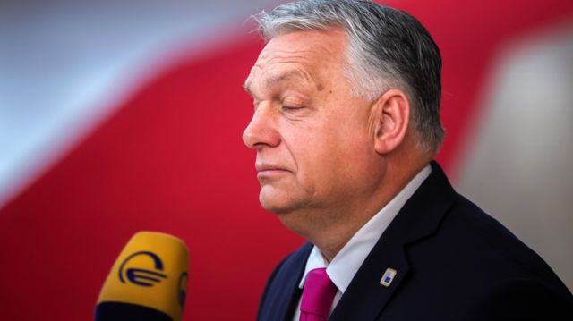 Viktor Orban, primer ministro de Hungría, en Bruselas el 14 de diciembre de 2023
