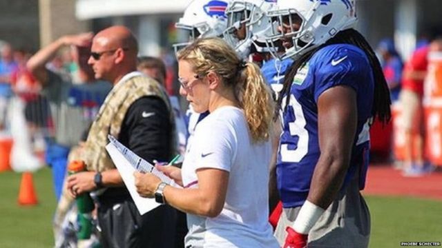 Buffalo Bills add British female staffer Phoebe Schecter for NFL training  camp