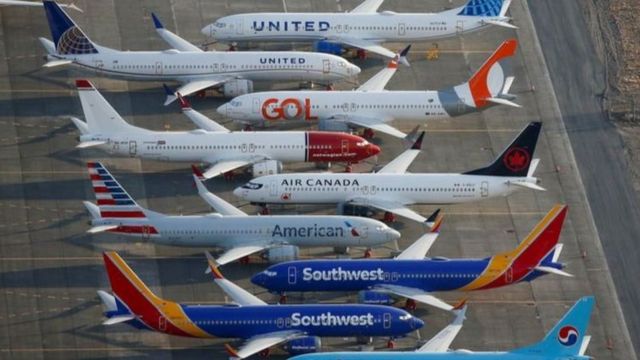 After the US Aviation Administration banned the Boeing 737 Max in September 2019, the 737 Max of several airlines parked on the runway at Grant County International Airport in Washington state.  (Profile picture)