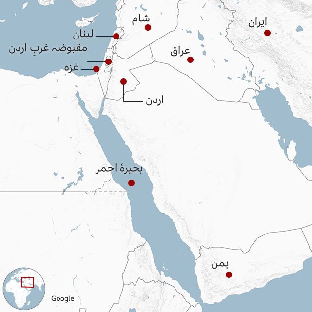 خطے کا نقشہ