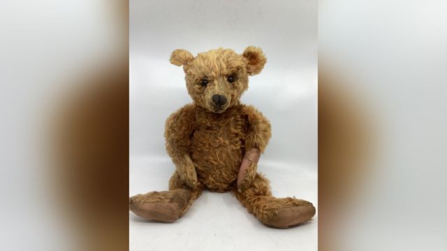 Rare Steiff teddy bear sells at auction for £3,200 - BBC News