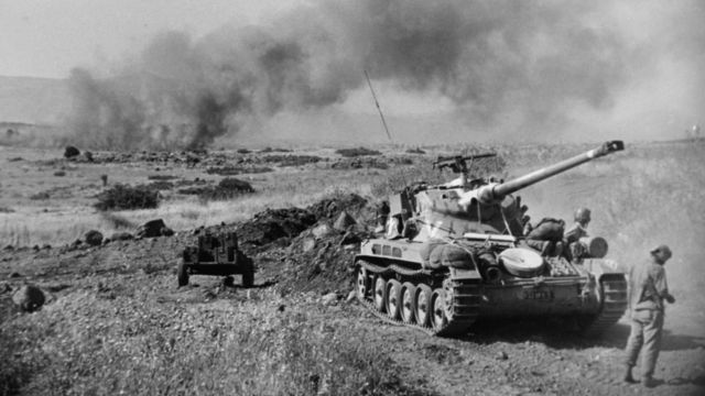 Tanks in the Sinai Peninsula during the Six Day War.