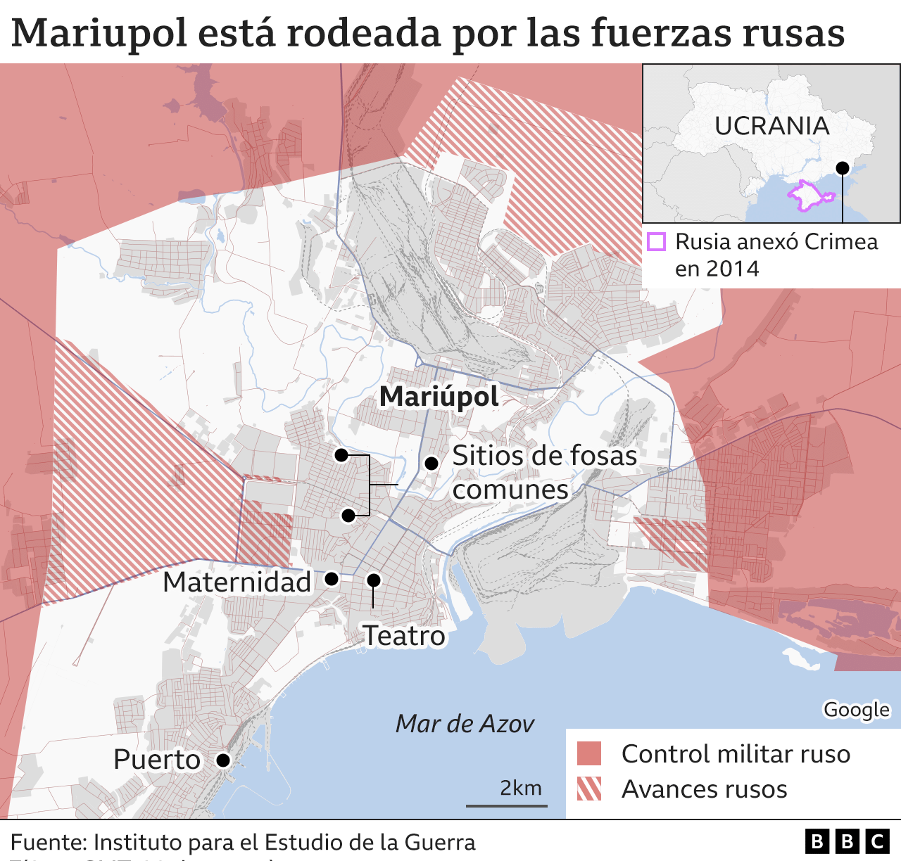 Mapa Mariúpol