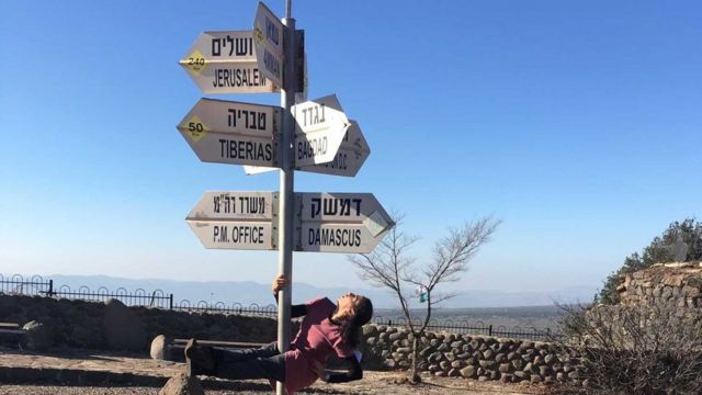إليانا زارت قاعدة عسكرية على الحدود الإسرائيلية مع الأردن ولبنان في زيارتها عام 2017