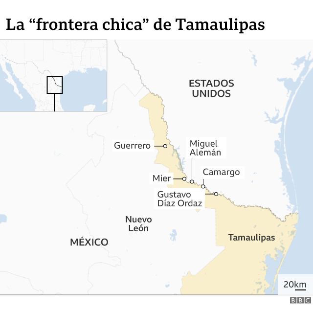 Masacre en Tamaulipas: qué es la "frontera chica" de México, la zona clave para todo tipo de tráfico ilegal a Estados Unidos - BBC News Mundo