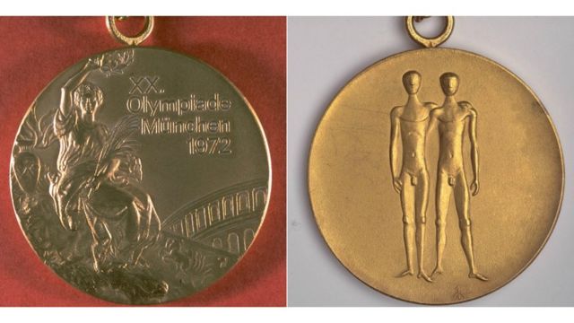 Deux côtés de la médaille olympique de 1972