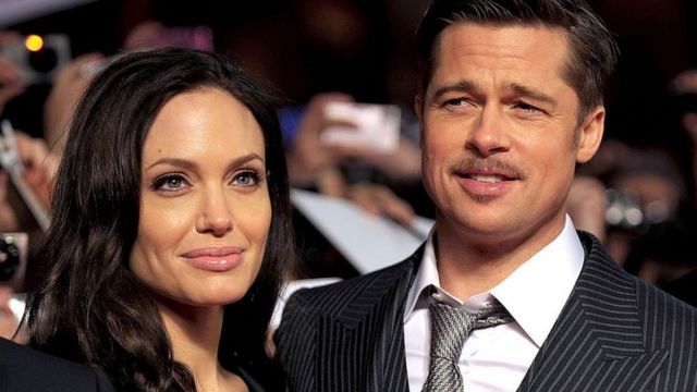 Angelina Jolie y Brad Pitt en una foto de archivo de 2009