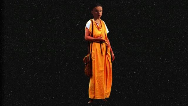 Computer generated image of girl