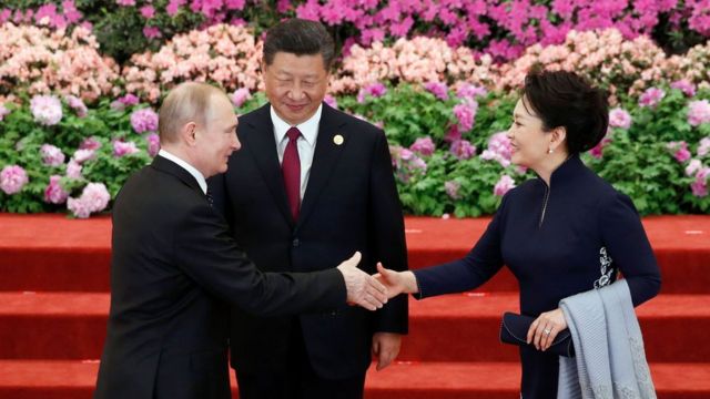 Tổng thống Nga Vladimir Putin được Trung Quốc trọng thị