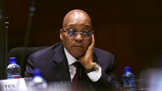 Le Président sud africain, Jacob Zuma