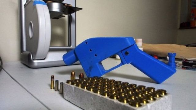 مسدس مصنوع بتقنية الطباعة ثلاثية الأبعاد